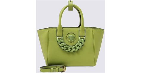 versace green medusa bag|Versace Medusa tote bag.